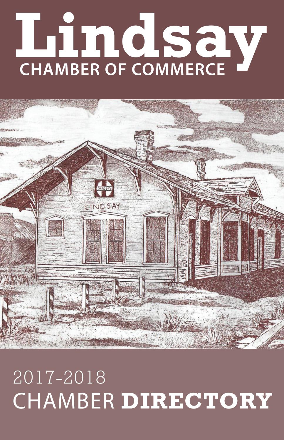 Lindsay OK Chamber Directory 20172018 by Town Square Publications, LLC