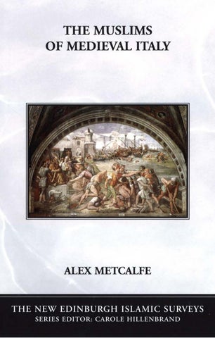 "The Muslims of Medieval Italy" publication cover image