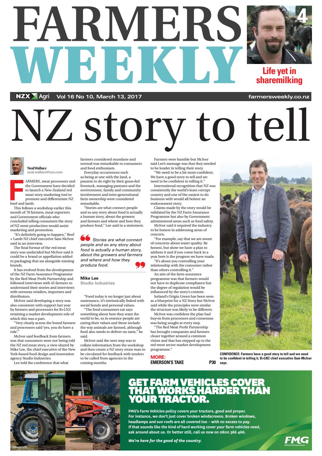 Farmers Weekly NZ March 13 2017 by AgriHQ Issuu