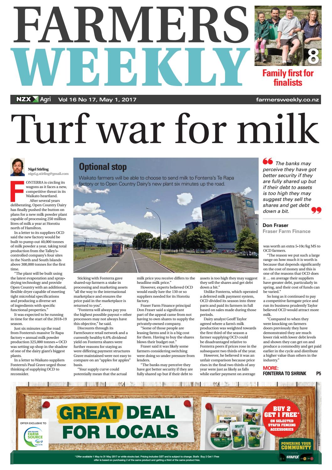 Farmers Weekly NZ May 1 2017 by AgriHQ Issuu