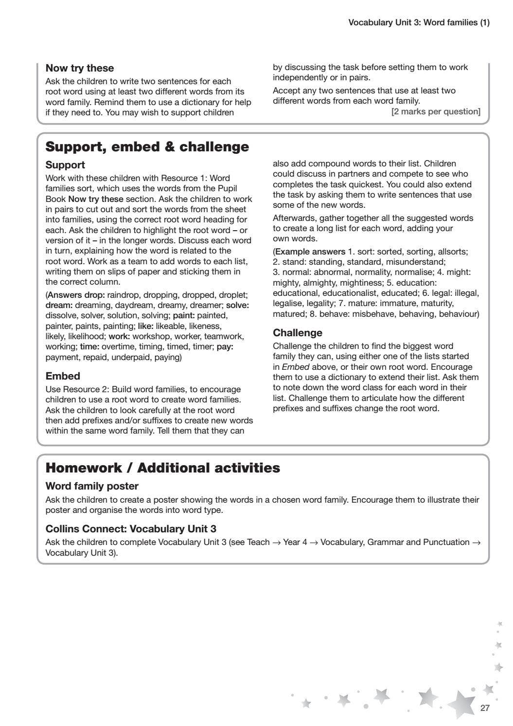 Treasure House - Vocabulary, Grammar and Punctuation Skills Teacher’s ...