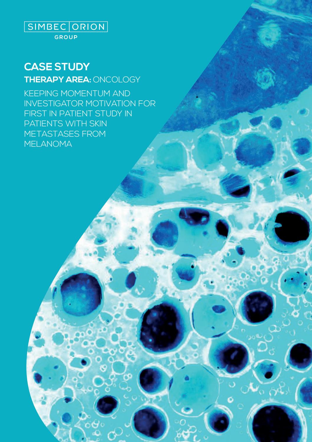 SimbecOrion Case Study Oncology by SimbecOrion Group Issuu