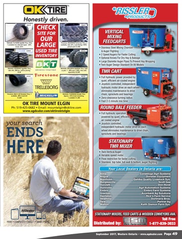 Agdealer Western Ontario Edition September 2017 By Farm Business