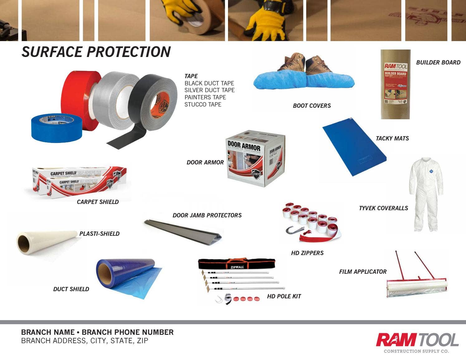 Protection Materials Surface protection by Ram Tool Construction Supply Co. - Issuu