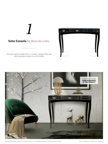 Boca do Lobo 家具目录 · 100 现代 Console Tables free ebook 第 4 页