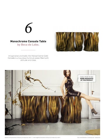 Boca do Lobo 家具目录 · 100 现代 Design Console Tables 第 12 页