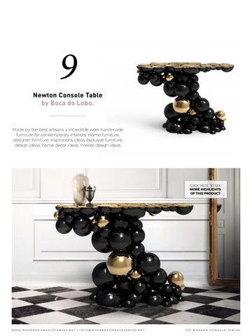 Boca do Lobo 家具目录 · 100 现代 Design Console Tables 第 16 页