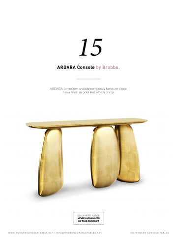 Boca do Lobo 家具目录 · 100 现代 轻奢 Console Tables 第 22 页