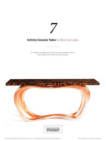 Boca do Lobo 家具目录 · 100 现代 Console Tables for 轻奢 Homes 第 13 页