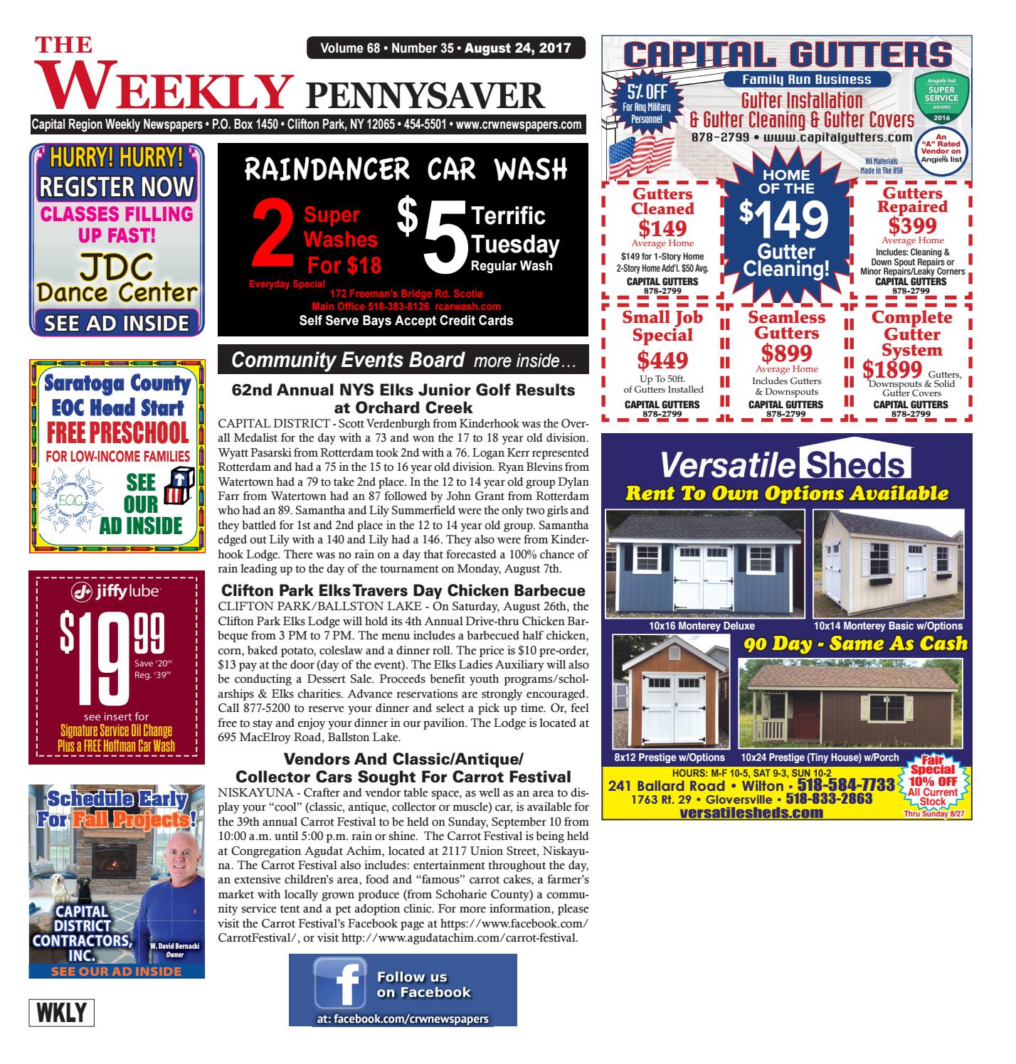 The Weekly Pennysaver 082417 by Capital Region Weekly Newspapers Issuu