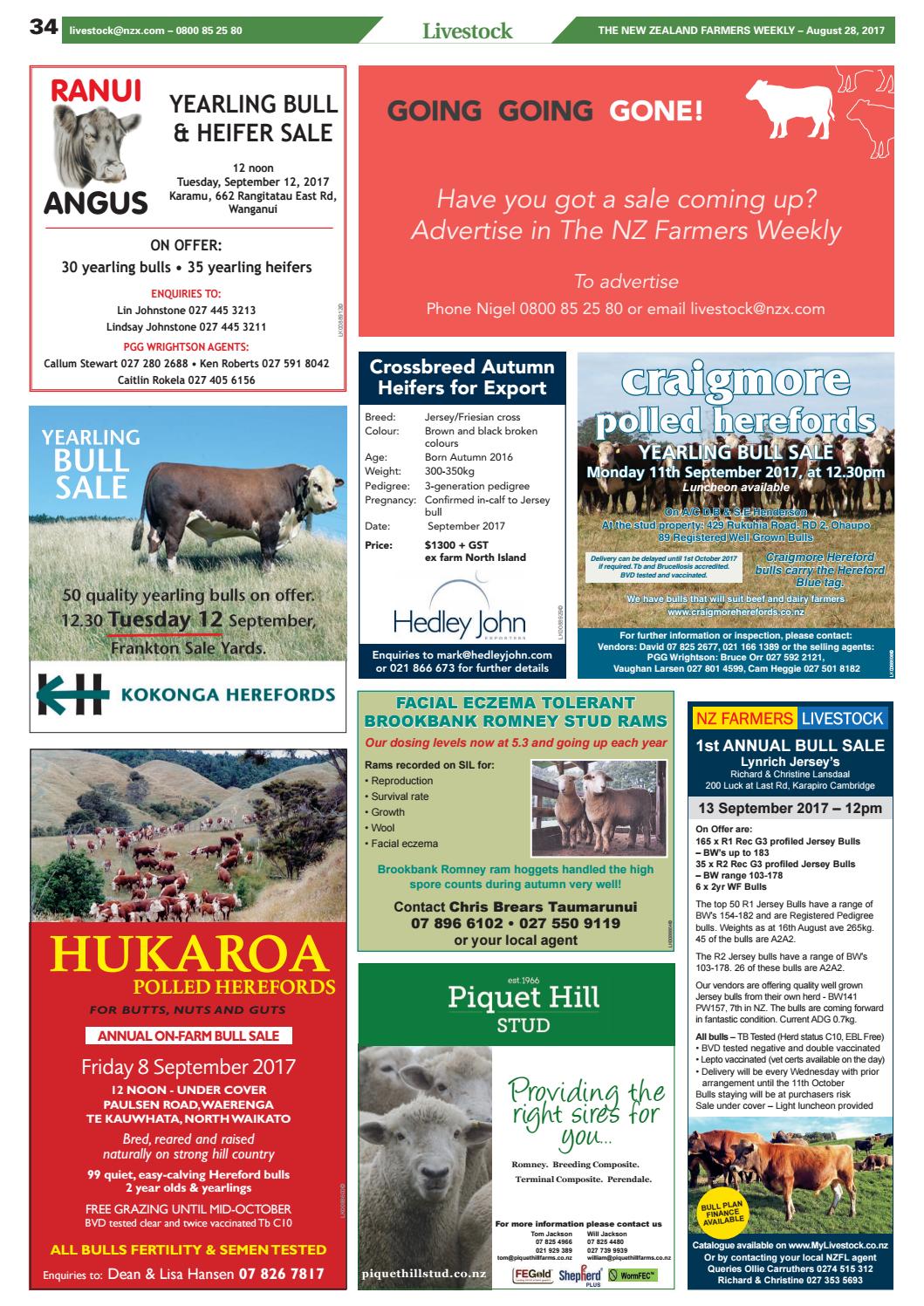Farmers Weekly NZ August 28 2017 by Farmers Weekly NZ Issuu