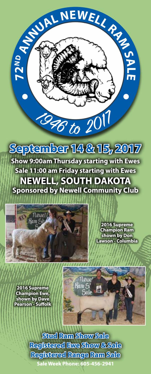 Newell Ram Sale 2017 by TriState Livestock News Farmer & Rancher