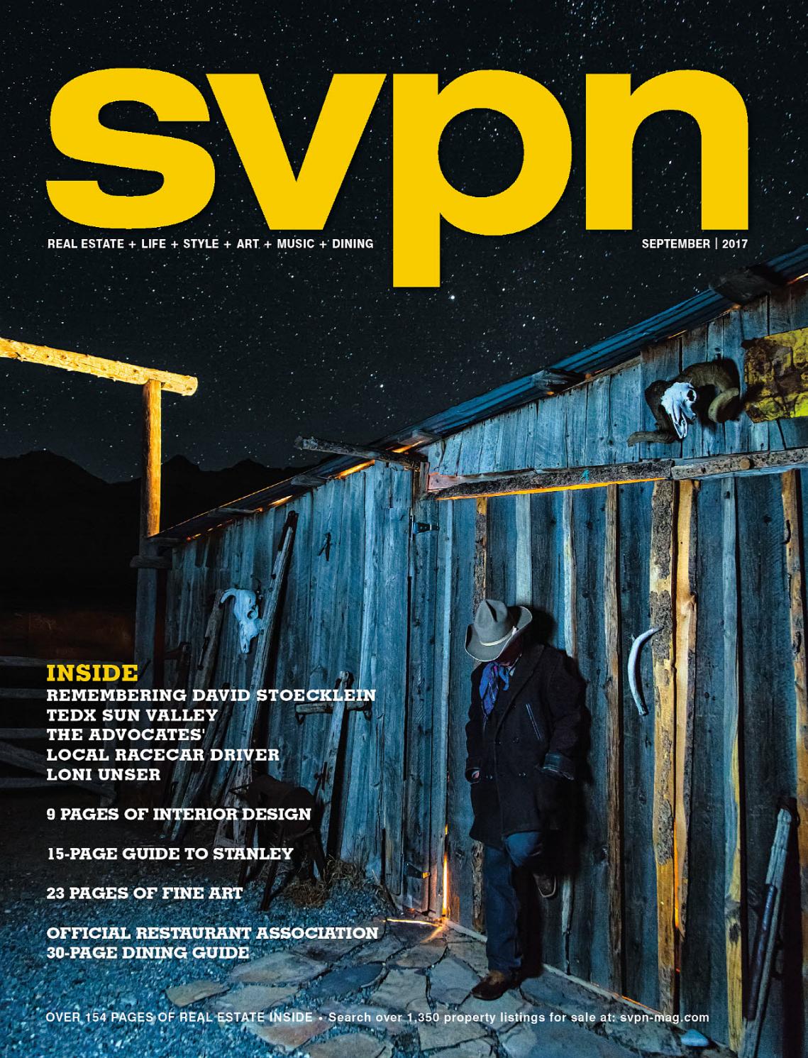 SVPN September 2017 by Sun Valley Property News Issuu