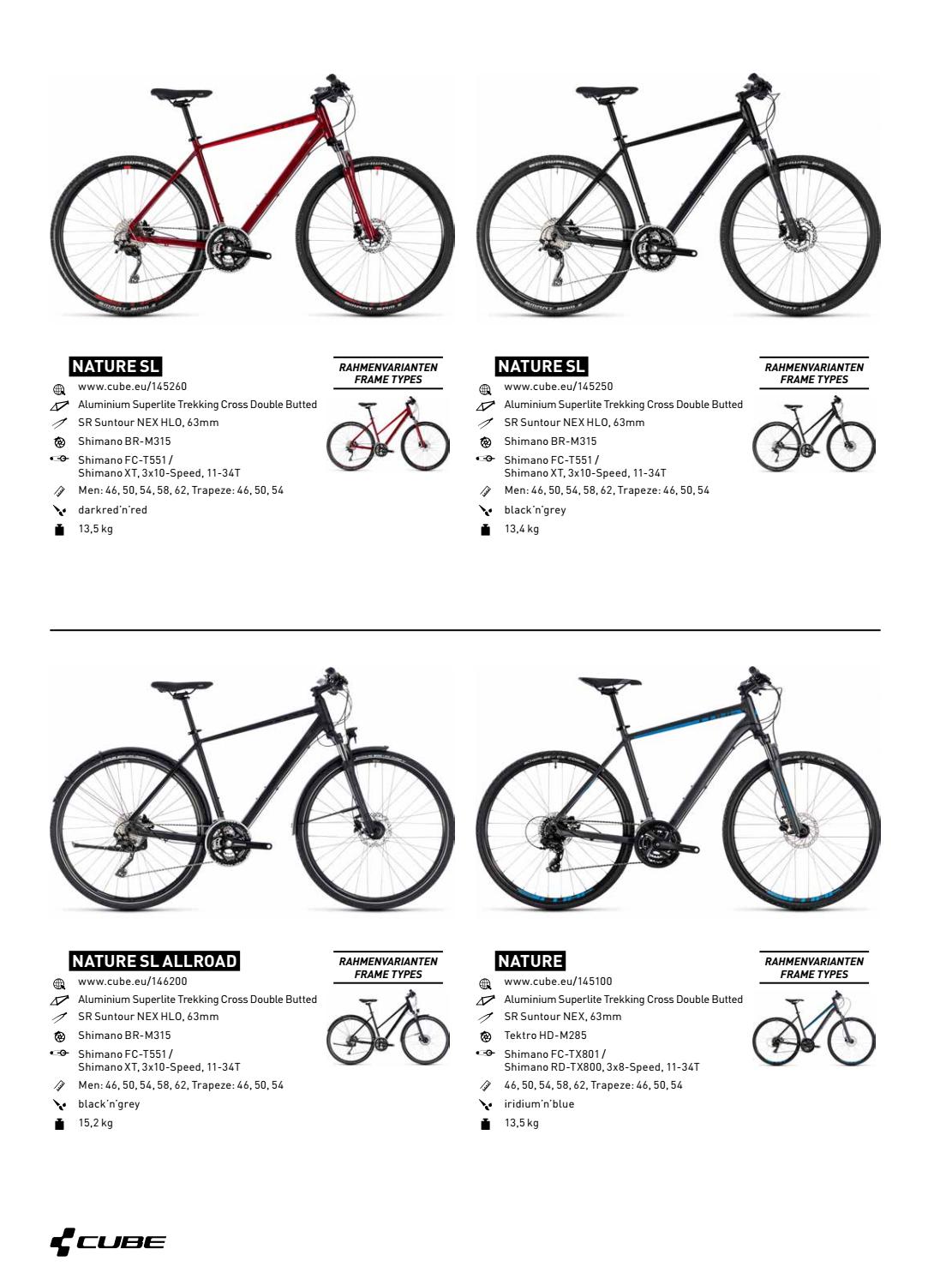aluminium superlite trekking cross double butted