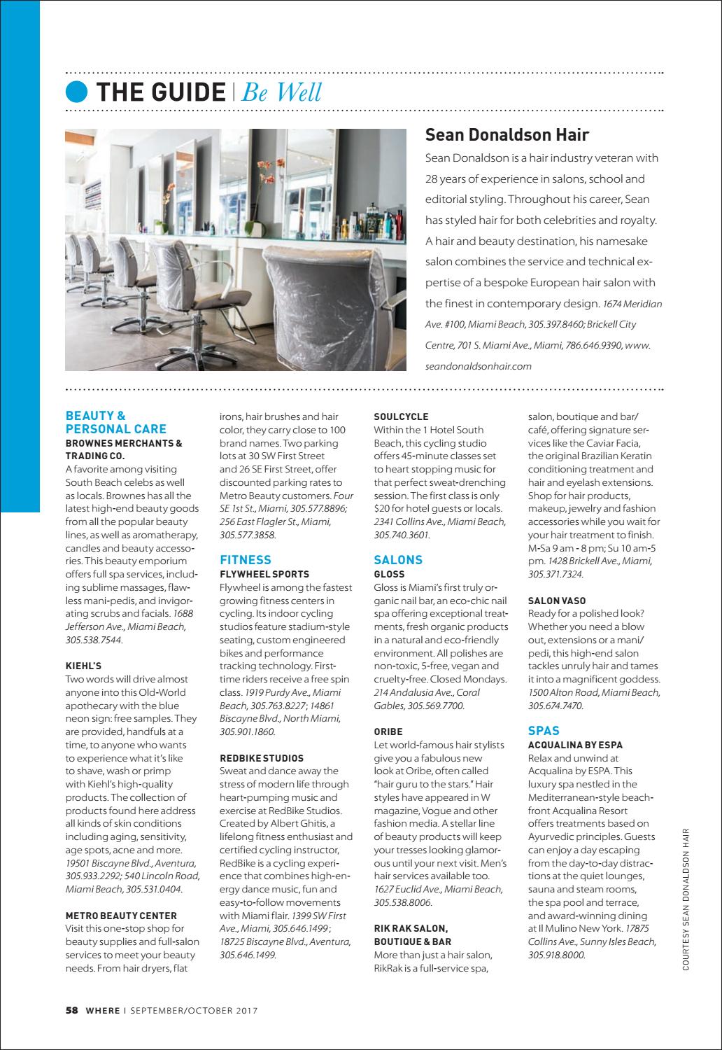 Where Miami September October 2017 By Morris Media Network Issuu
