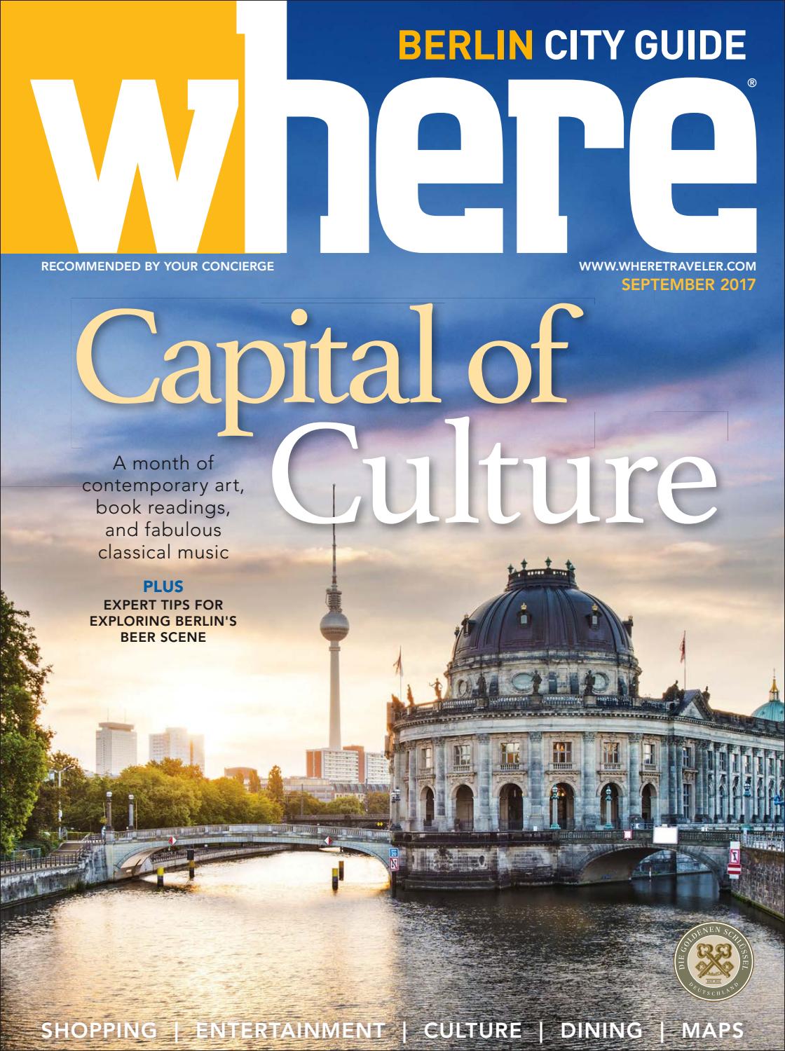 Where Berlin September 2017 by Morris Media Network - Issuu