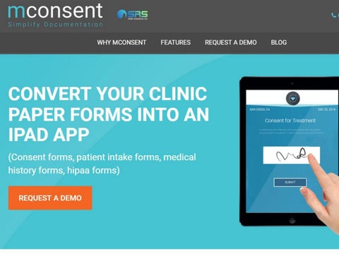 electronic patient record medical health history form mconsent
