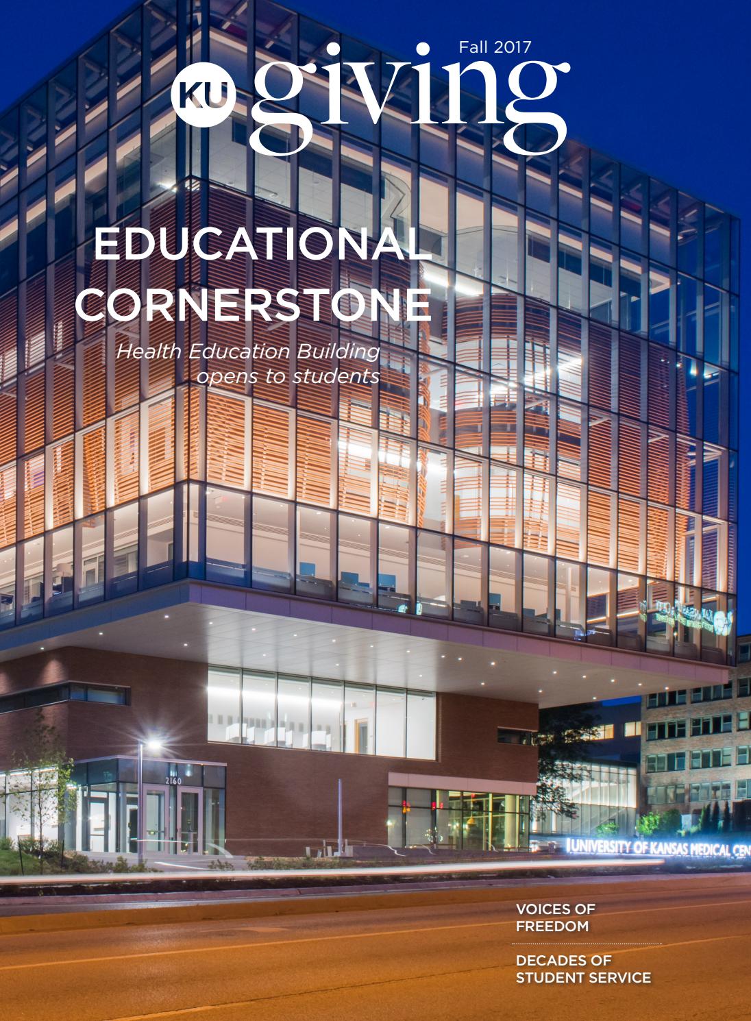 KU Giving Fall 2017, Issue 25 by KU Endowment Issuu