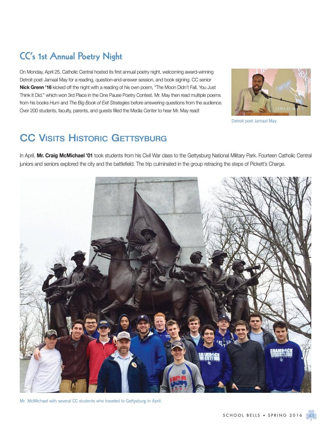 ALUMINATOR - Spring 2016 by Detroit Catholic Central High School - Issuu