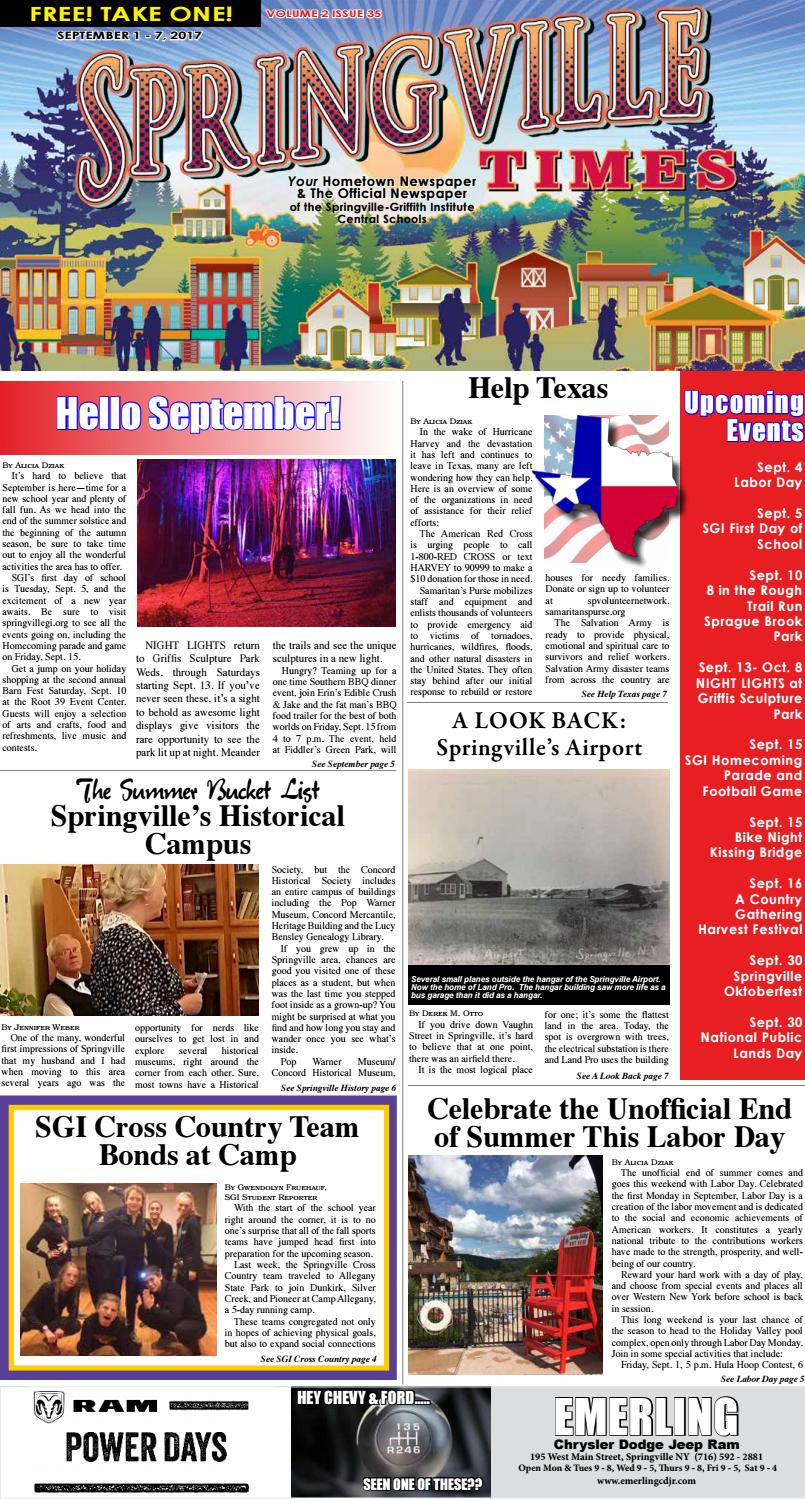 9117 Springville Times by Community Source Issuu