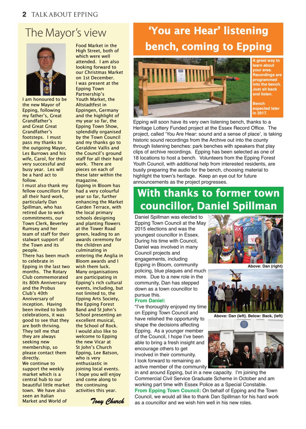 Talk About Epping Autumn 2017 by Epping Town Council Issuu