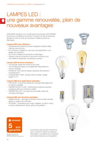 cebeo nv 灯饰目录 · Luminaires LED LEDVANCE 第 18 页