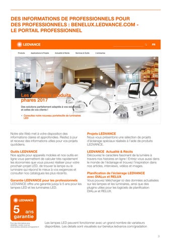 cebeo nv 灯饰目录 · Luminaires LED LEDVANCE 第 3 页