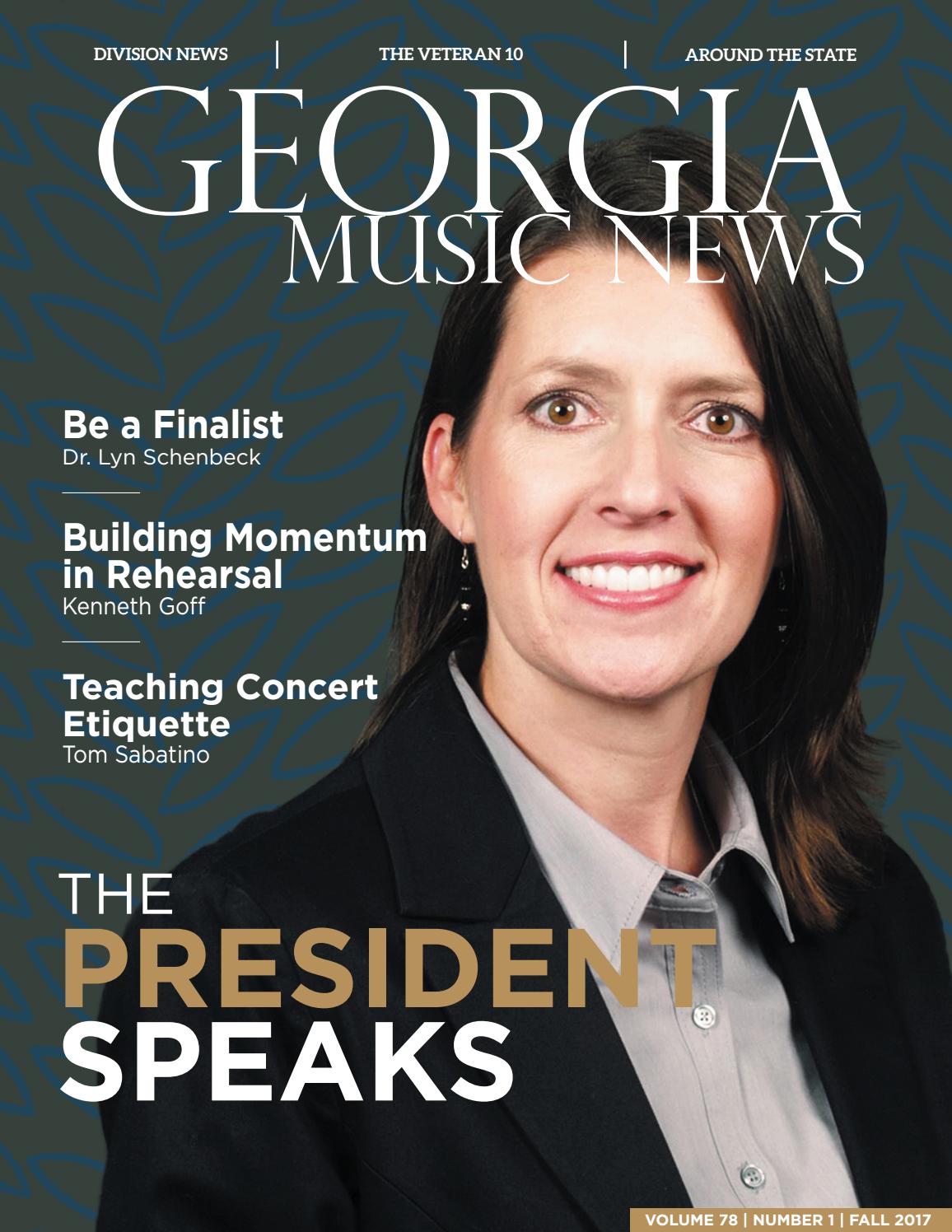 2017-2018 Georgia Music News | Fall by Georgia Music Educators ...