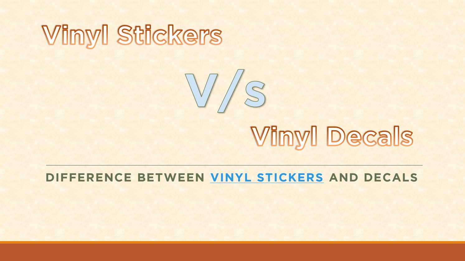 Difference Between Stickers and Decals (With Images) by Bade Newby