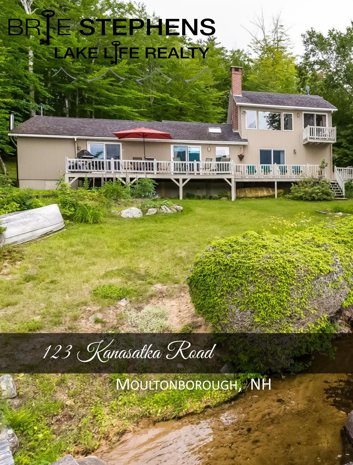 123 Kanasatka Rd Moultonborough, NH by LAKE LIFE REALTY Brie Stephens