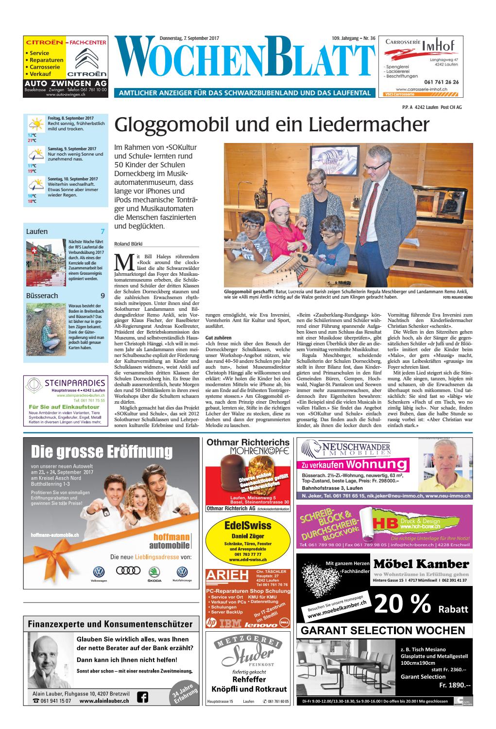 20170907 Woz Wosanz By Az Anzeiger Issuu
