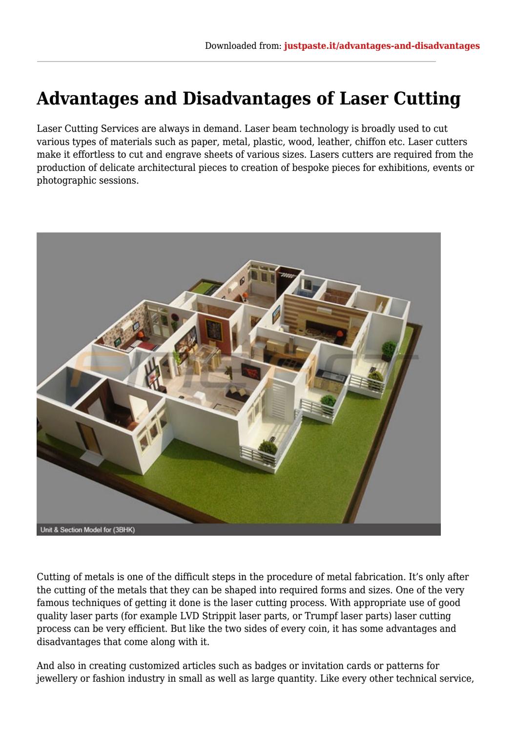 Advantages and disadvantages of laser cutting by Capital Models Issuu