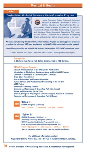 Fall 2017 Continuing Education Catalog by Hostos Community College - Issuu