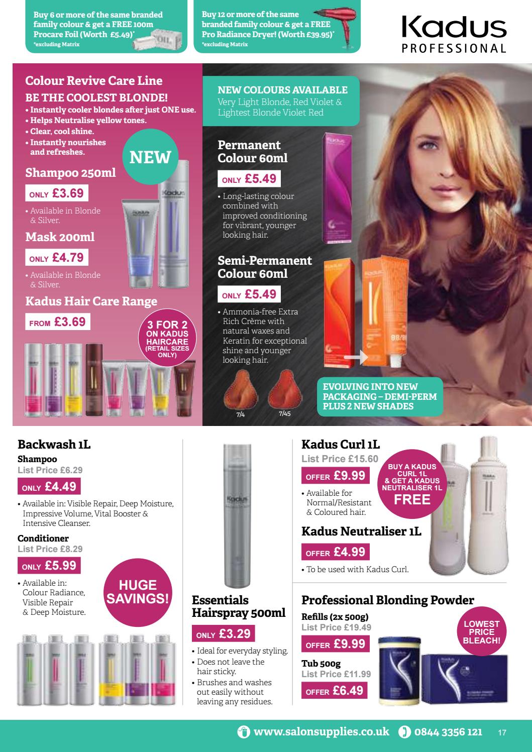 Salon Supplies Catalogue Sept Oct 2017 By Salon Supplies Issuu