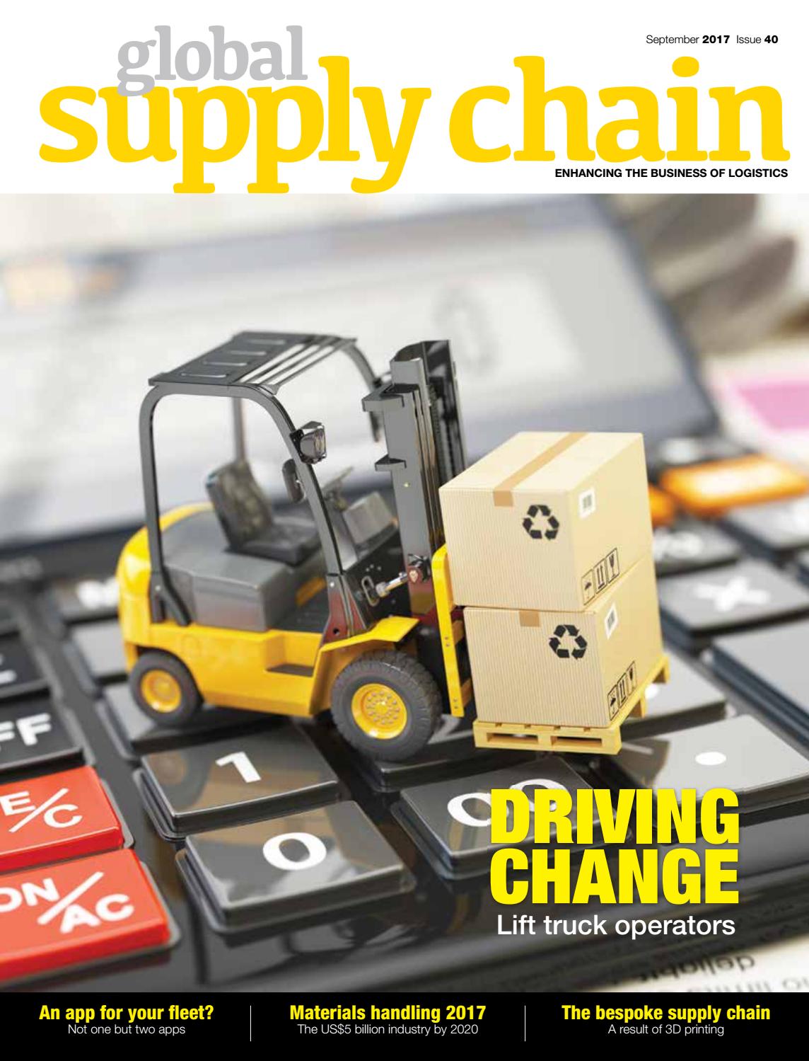 Global Supply Chain September 2017 Issue by GLOBAL SUPPLY CHAIN Issuu