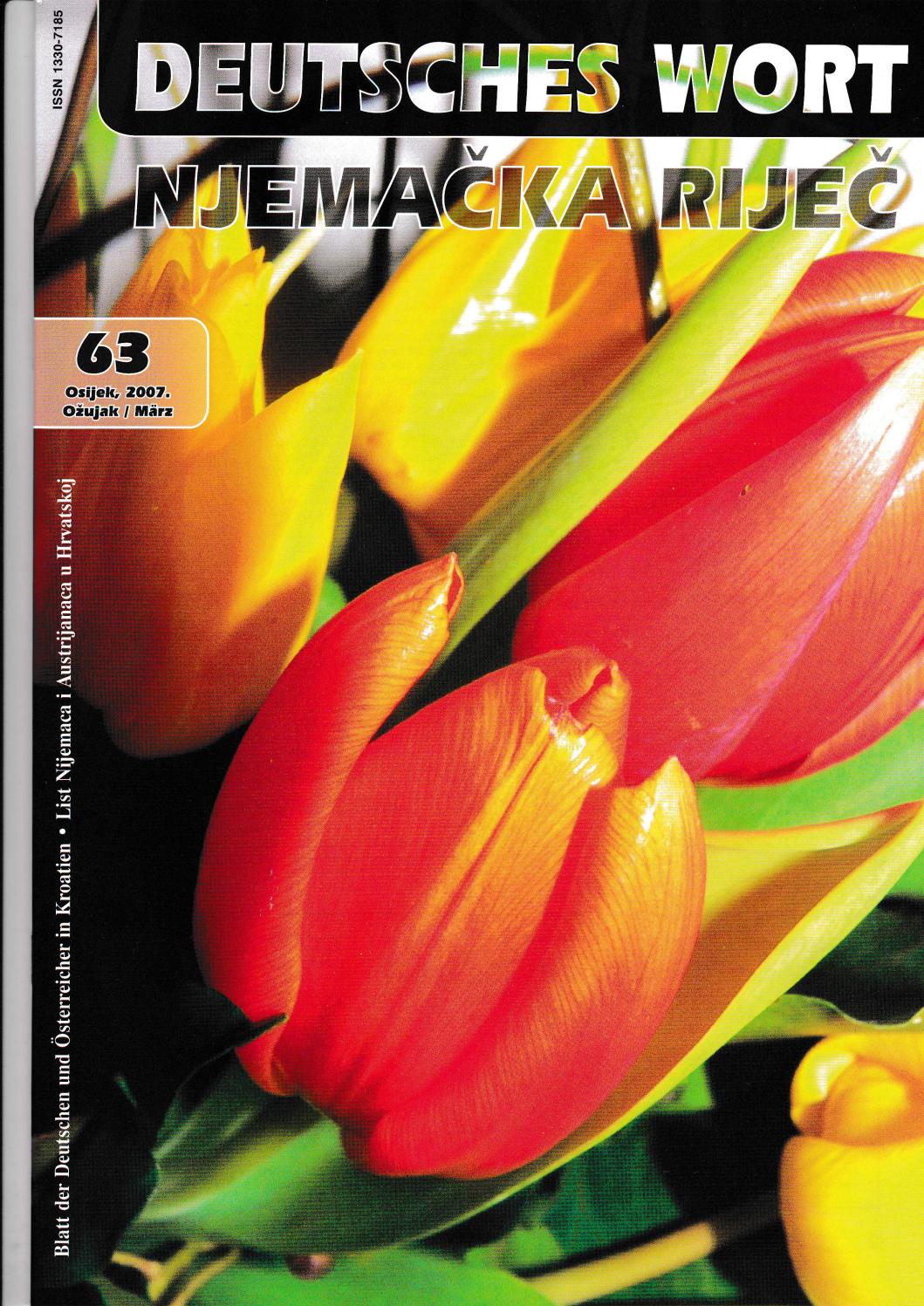 Deutsches Wort 63 by DG OSIJEK Issuu
