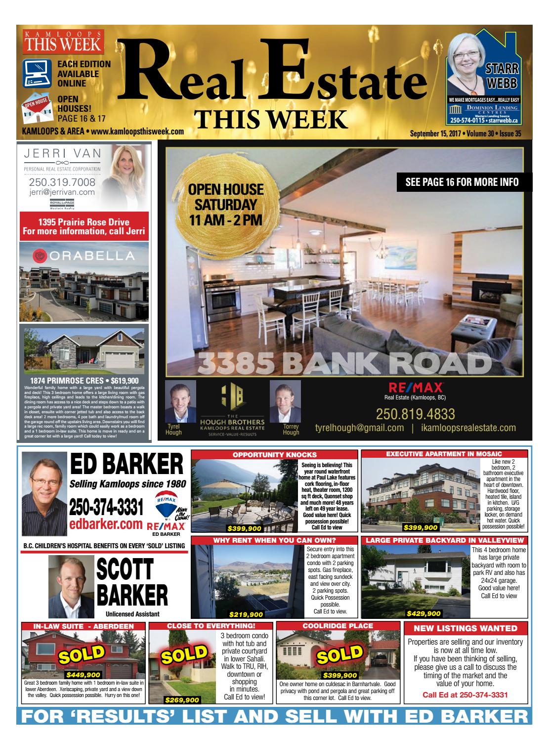 Kamloops Real Estate, September 15, 2017 by KamloopsThisWeek Issuu