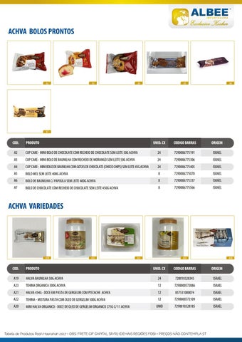 Catalogo Tabela Albee 14set2017 第 4 页