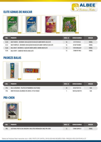 Catalogo Tabela Albee 14set2017 第 7 页