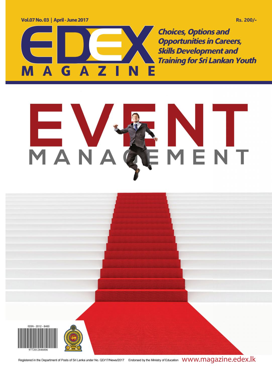 Edex Magazine April June 17 By Edex Expo Royal College Colombo Issuu