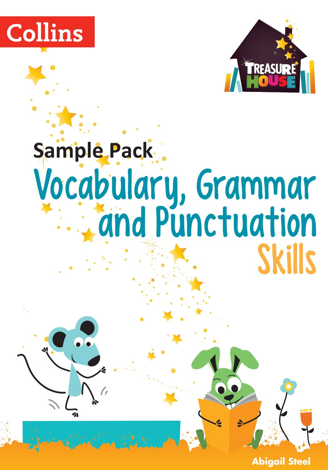 Workbooks grammar and punctuation workbook : Treasure House Vocabulary, Grammar and Punctuation Sample Pack by ...