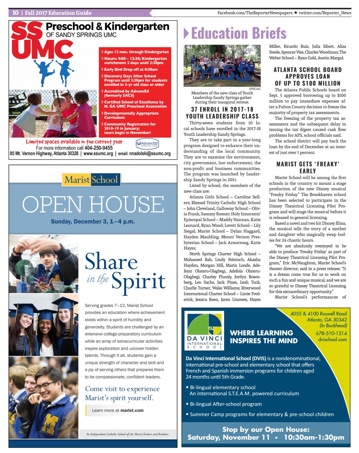 Education Guide Fall 2017 by Reporter Newspapers Issuu