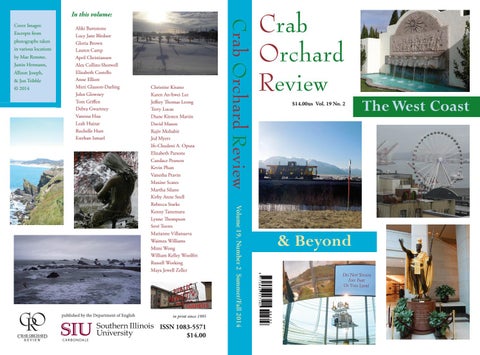 Crab Orchard Review Vol 19 No 2 S/F 2014 by Crab Orchard Review