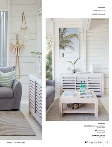 OZ Design Furniture 家具目录 · 夏季 17/18 Directory 第 15 页