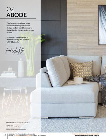 OZ Design Furniture 家具目录 · 夏季 17/18 Directory 第 18 页