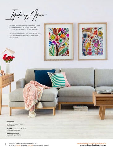 OZ Design Furniture 家具目录 · 夏季 17/18 Directory 第 8 页