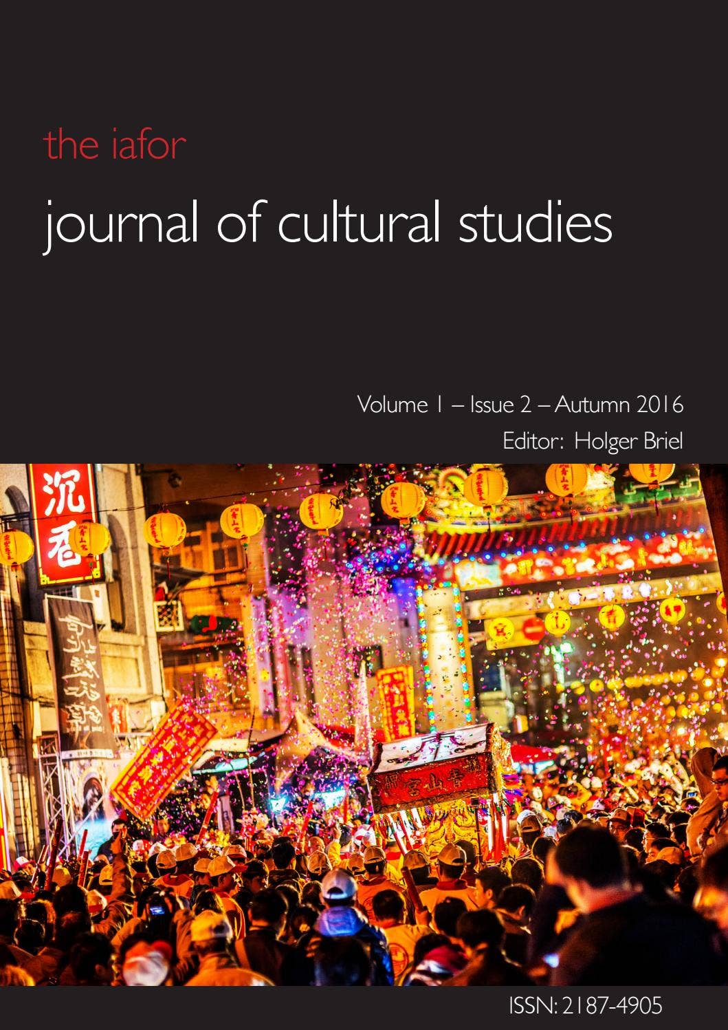 IAFOR Journal of Cultural Studies Volume 1 – Issue 2 by IAFOR - Issuu