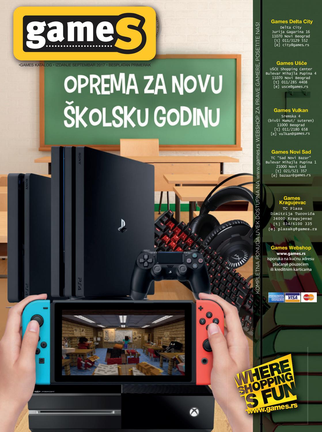 Games web katalog septembar 2017 by GameS Issuu
