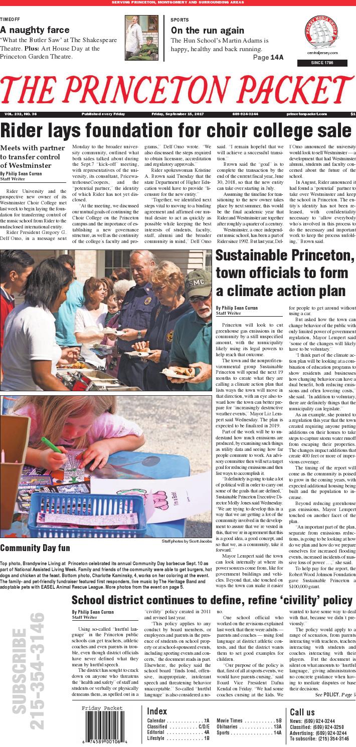 20170915 The Princeton Packet by NEWSPAPERS Issuu