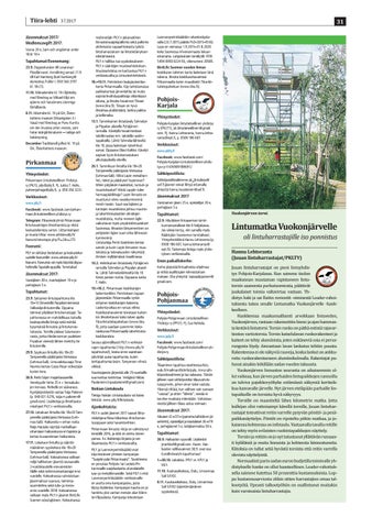 Tiira 3/2017 by BirdLife Suomi - Issuu